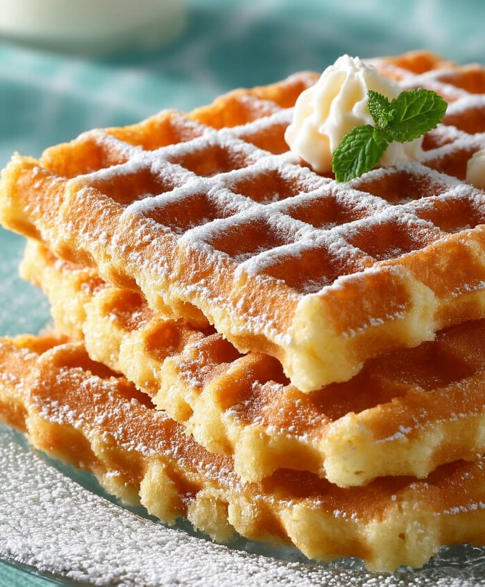 Belgische Waffeln Quark