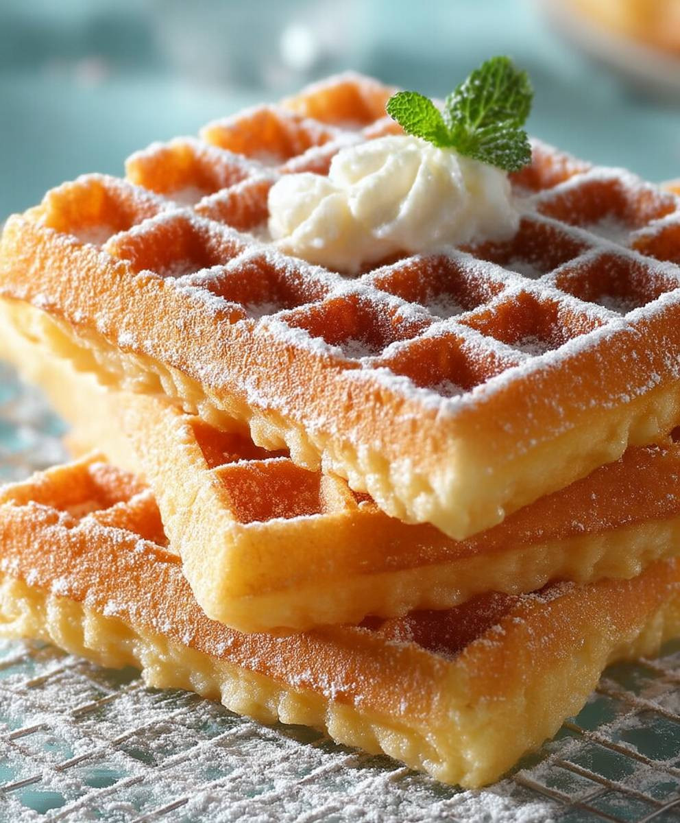 Belgische Waffeln Quark