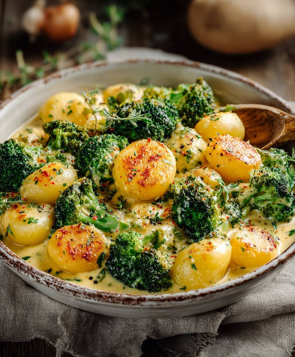 Brokkoli Kartoffeln einfach zubereiten