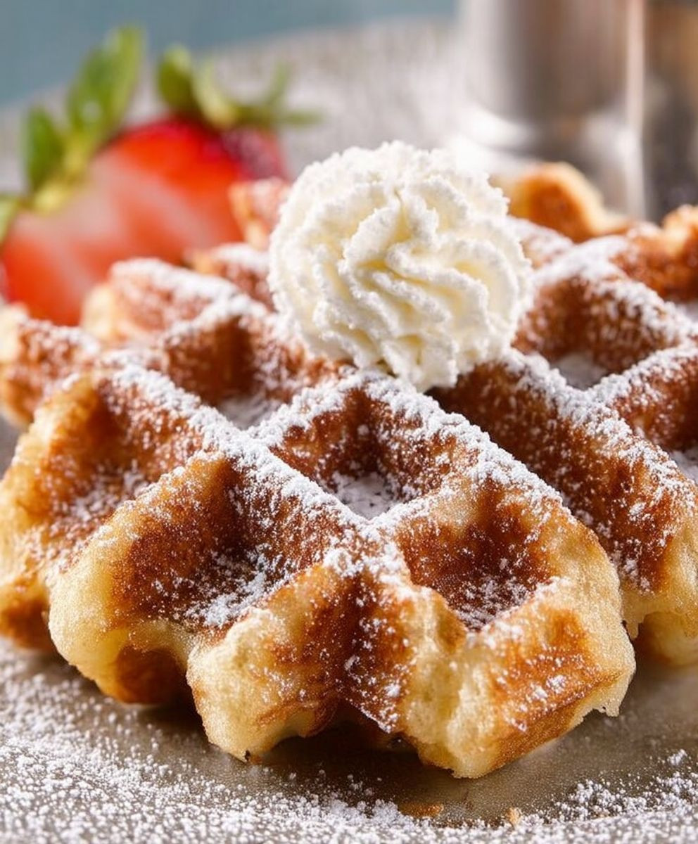 Belgische Waffeln ohne Hefe