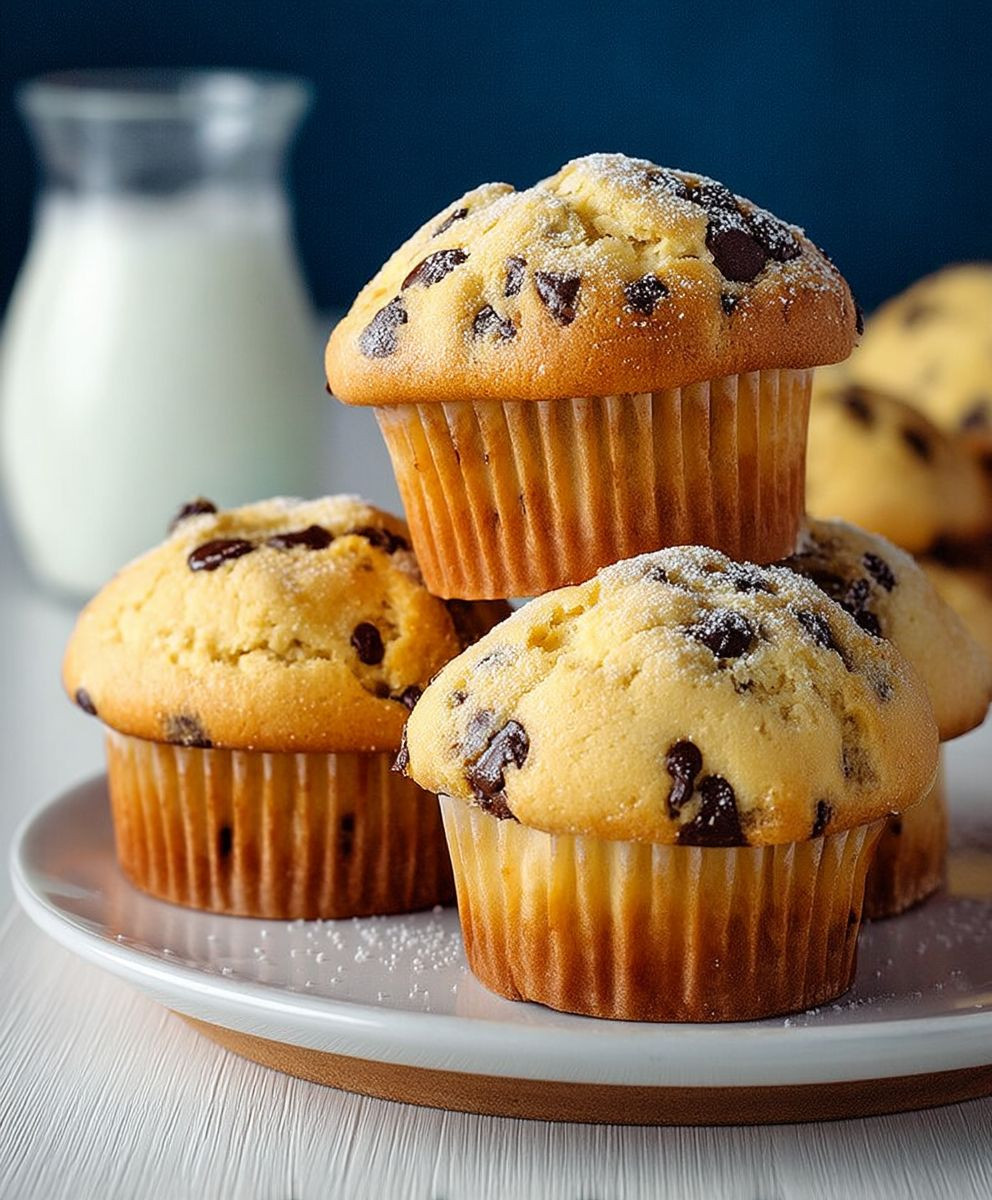 Schokostückchen Muffins backen