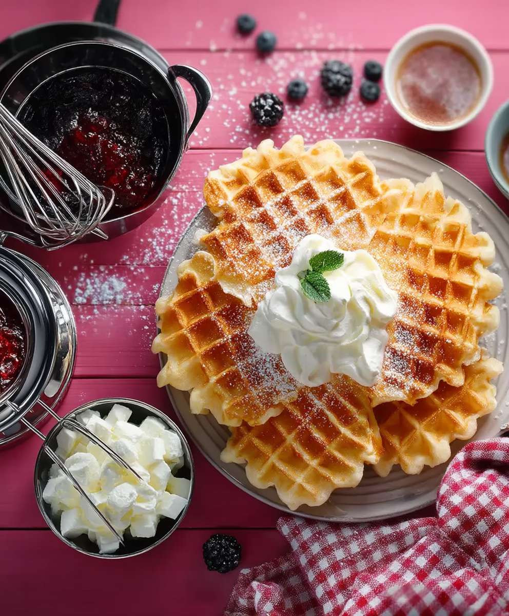 Omas Waffeln backen