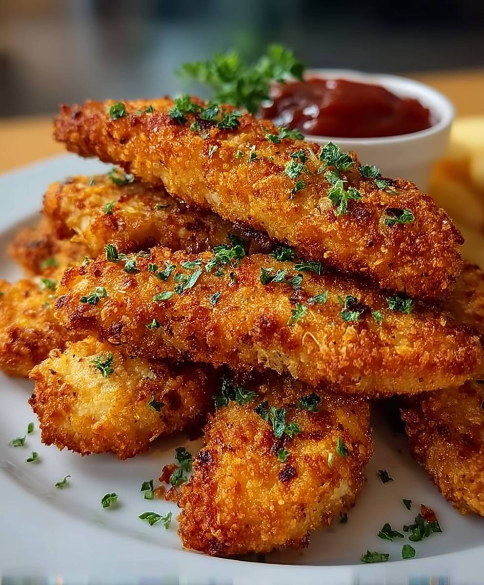 Air Fryer Hähnchenstreifen knusprig
