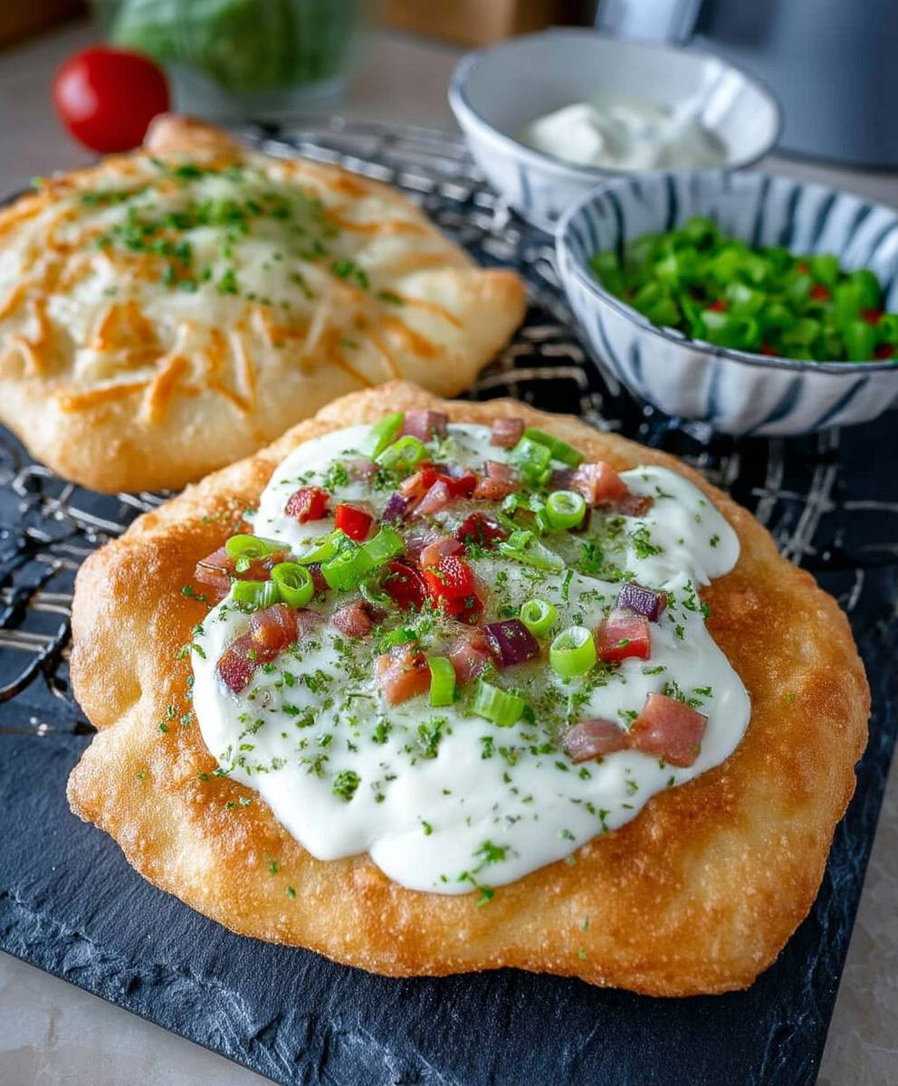 Heißluftfritteuse Langos