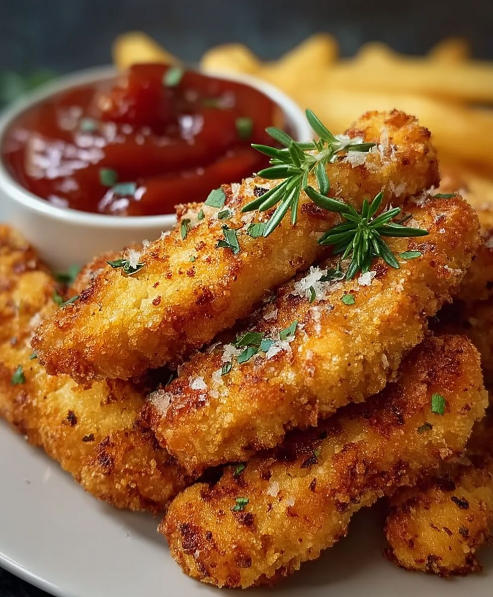 Air Fryer Hähnchenstreifen knusprig