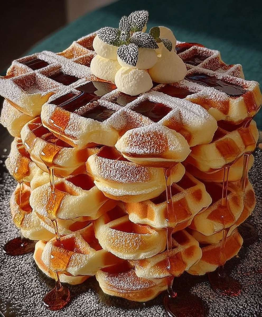 Belgische Joghurt Waffeln