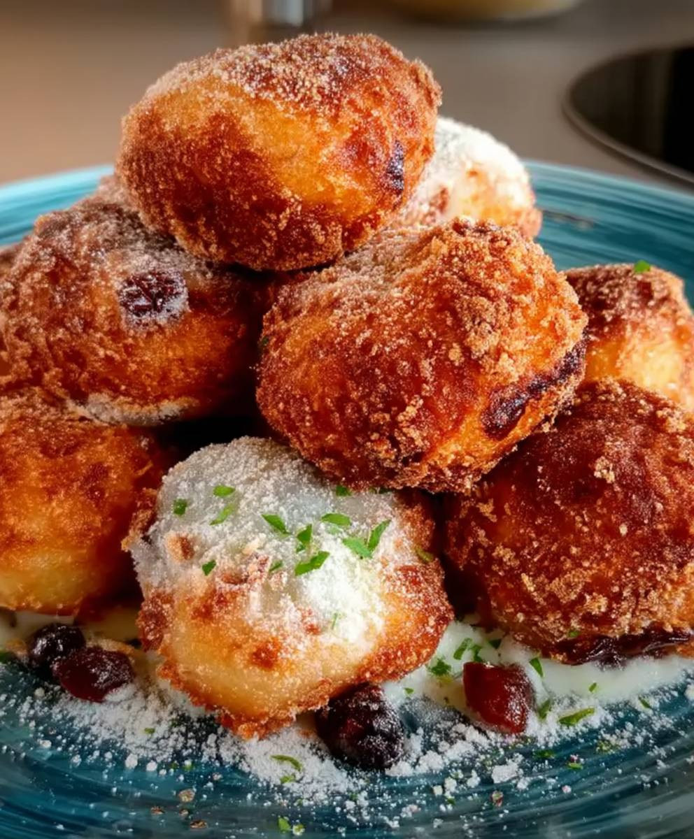 Quarkbällchen Airfryer backen
