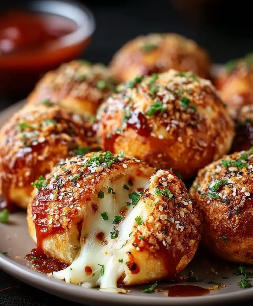 Pizza Bällchen selber machen
