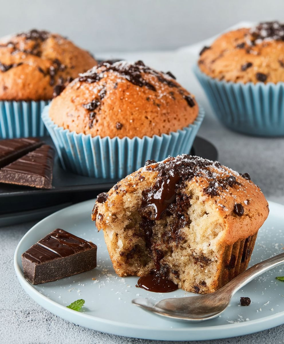 Schokostückchen Muffins backen
