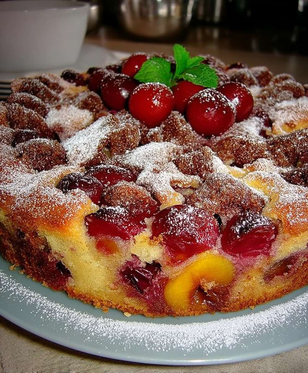 Versunkener Pflaumenkuchen schnell backen