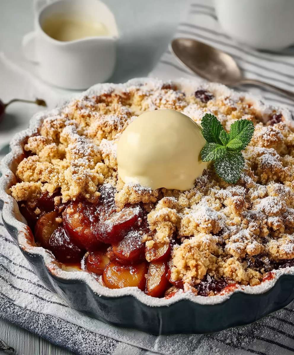 Zwetschgen Crumble Pflaumen Crumble
