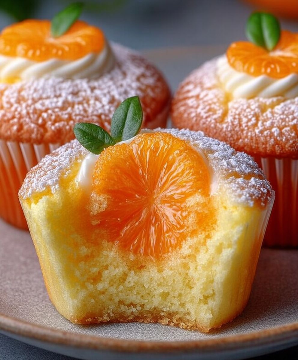 Käsekuchen Muffins Mandarinen