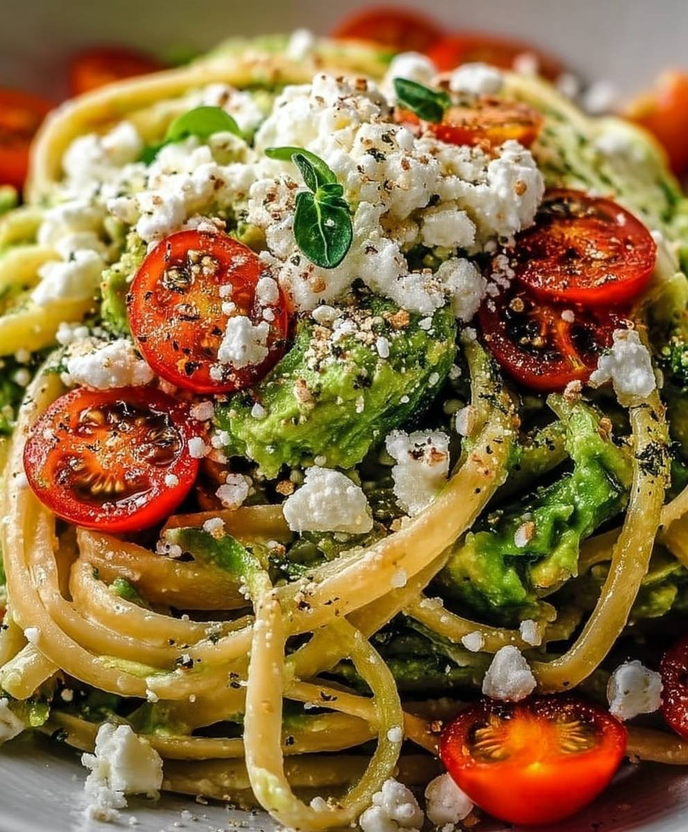 Cremige Avocado Pasta Vegan
