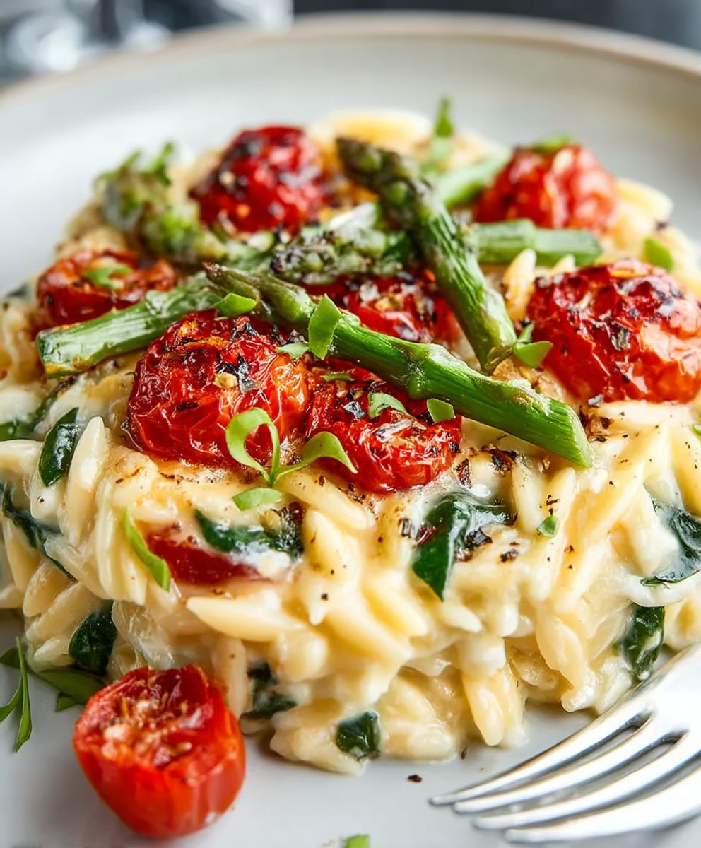 Gebackener Feta Orzo
