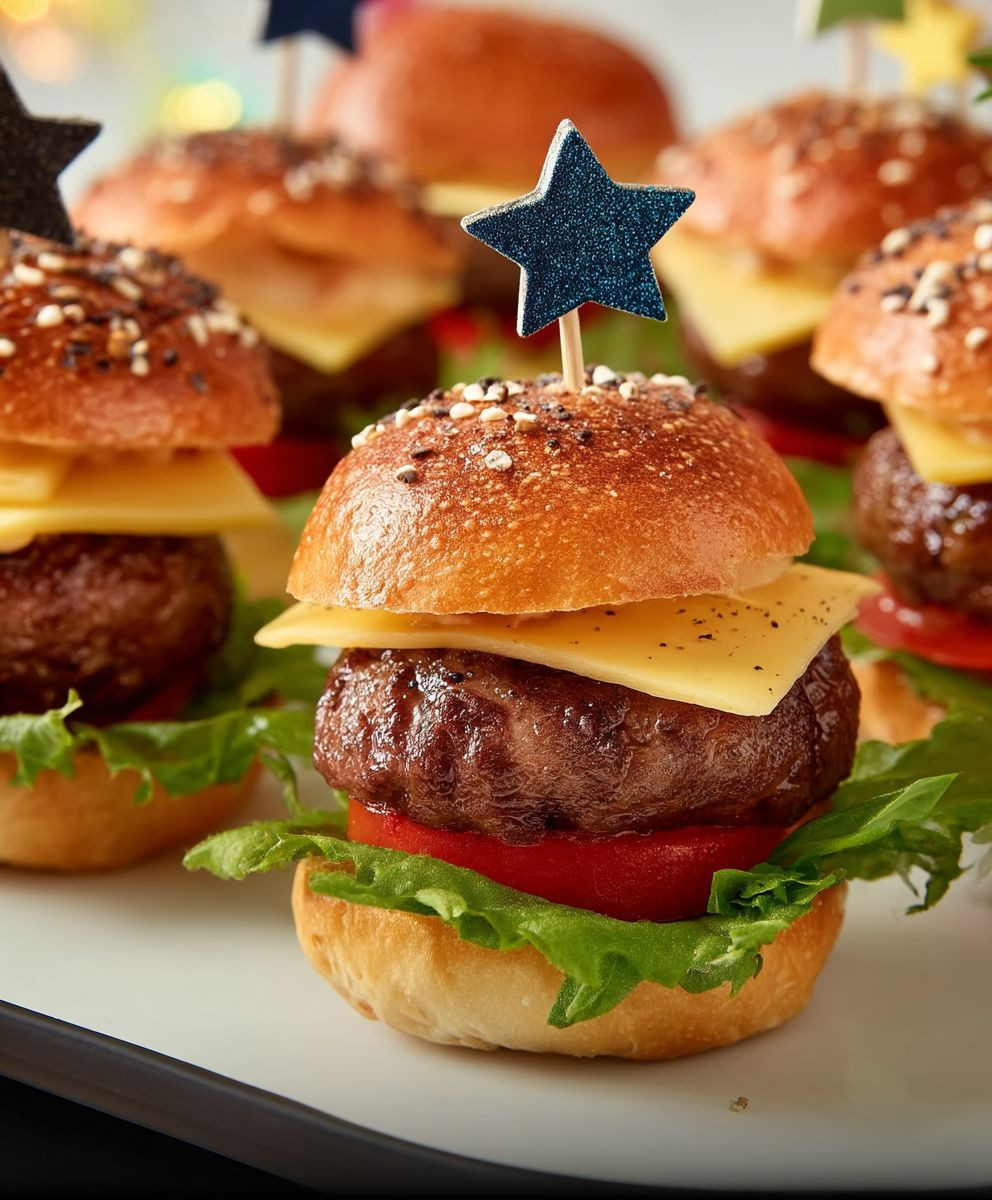Mini Burger Silvester Fingerfood