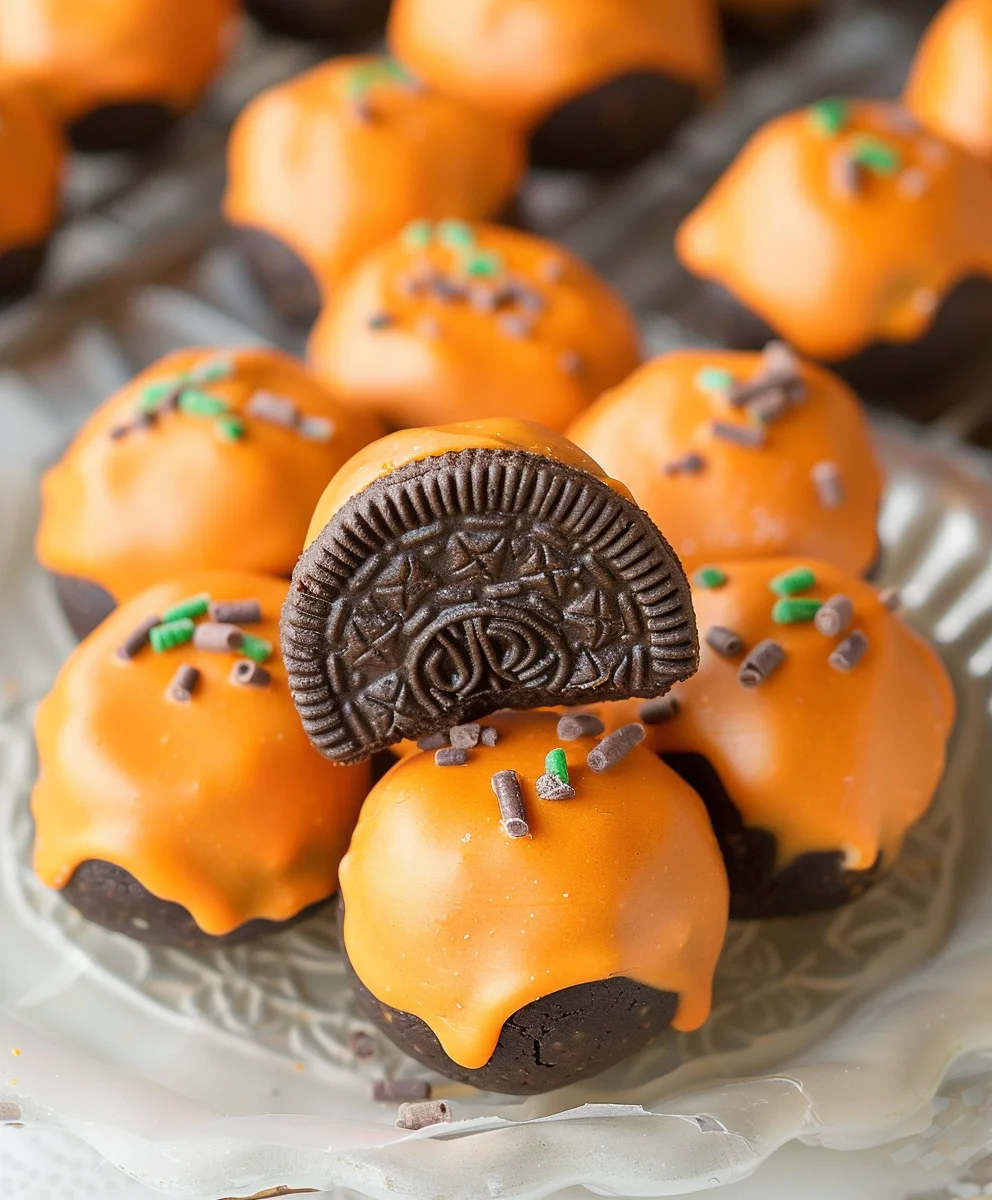 Unwiderstehliche Pumpkin Oreo Balls