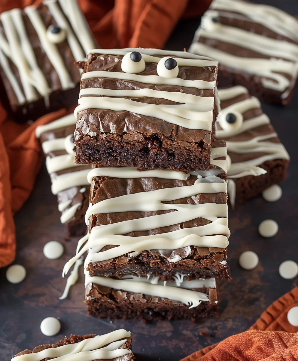 Mummy Brownies: Süßer Halloween-Schreck zum Nachbacken