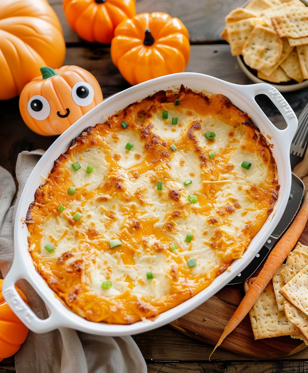 Gruseliger Halloween Buffalo Chicken Dip – Perfekt für deine Party!