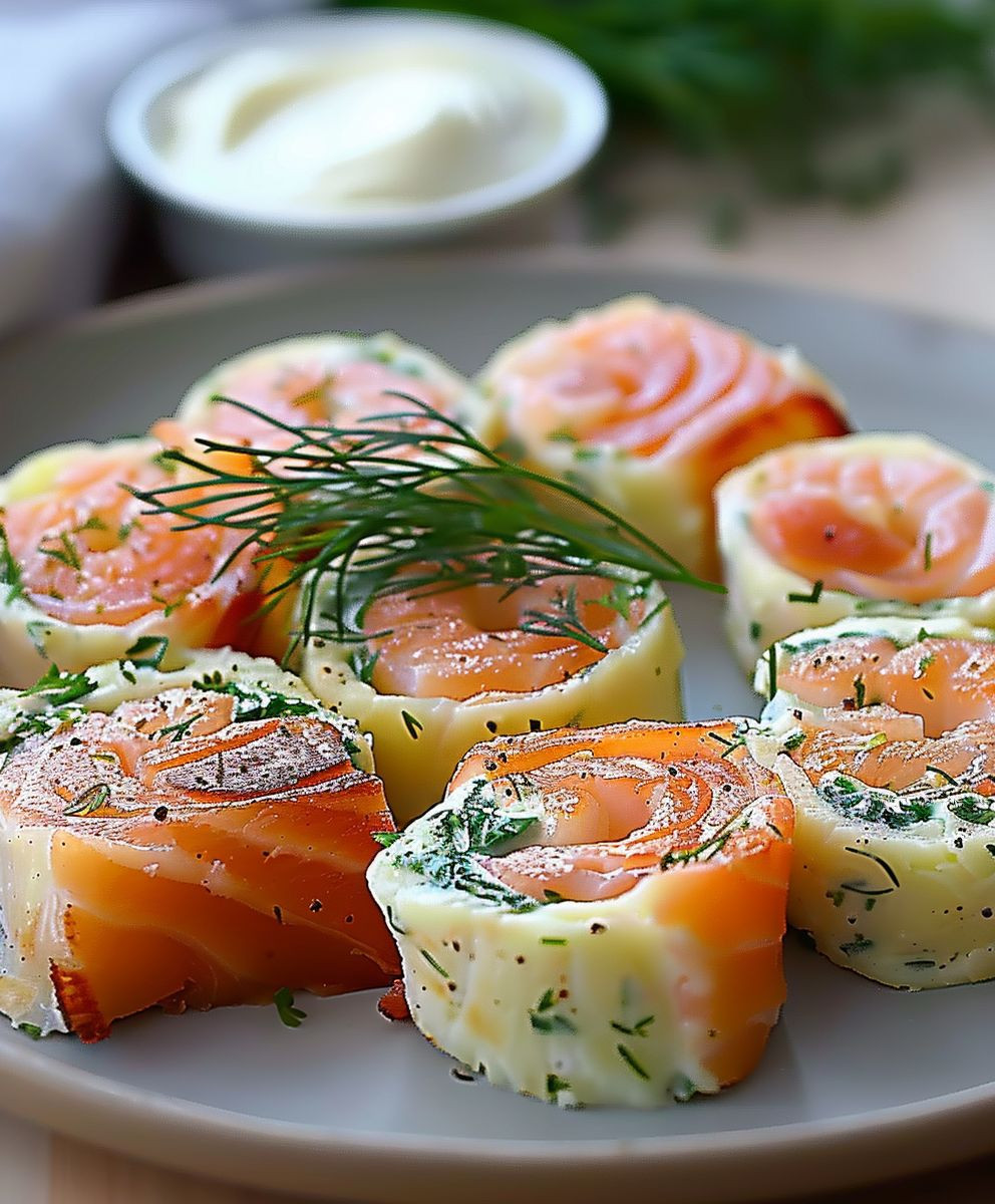 Lachs Frischkäse Röllchen schnell