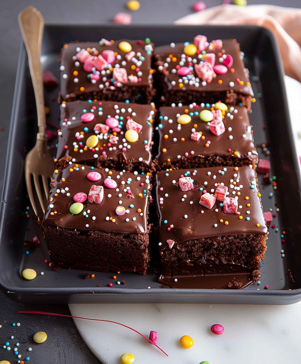 Schokokuchen Blech saftig backen