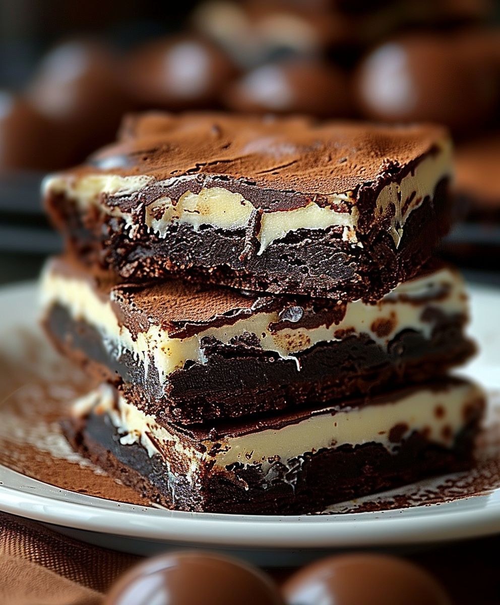 Frischkäse Brownies saftig schokoladig