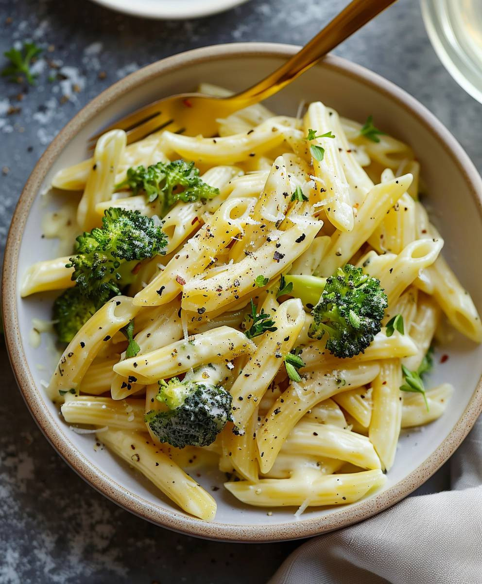 Brokkoli Pasta Sahnesoße