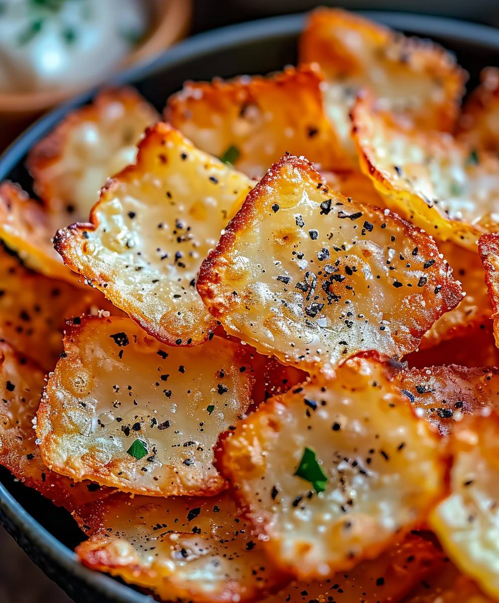Knusprige Quark Chips