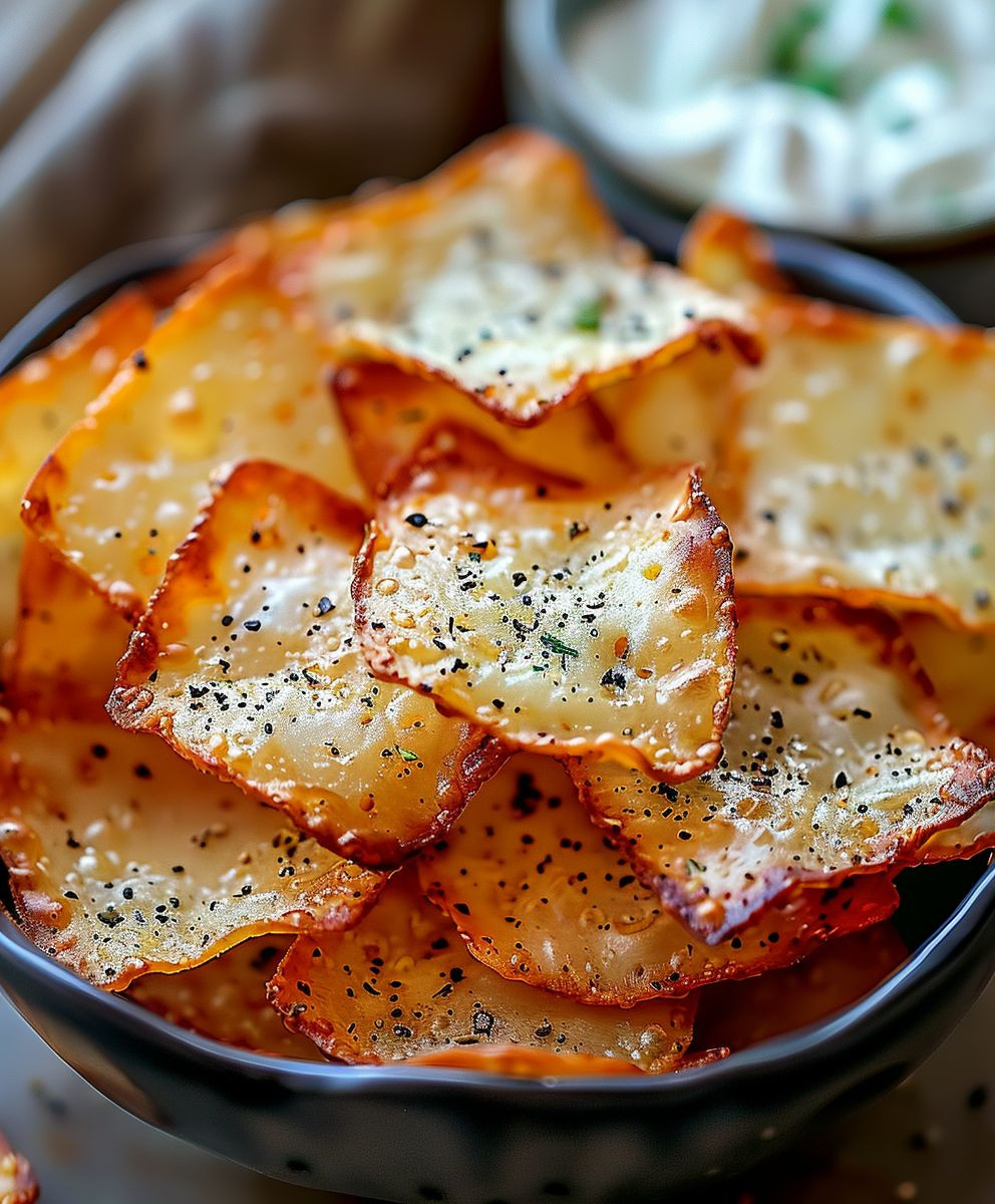 Knusprige Quark Chips