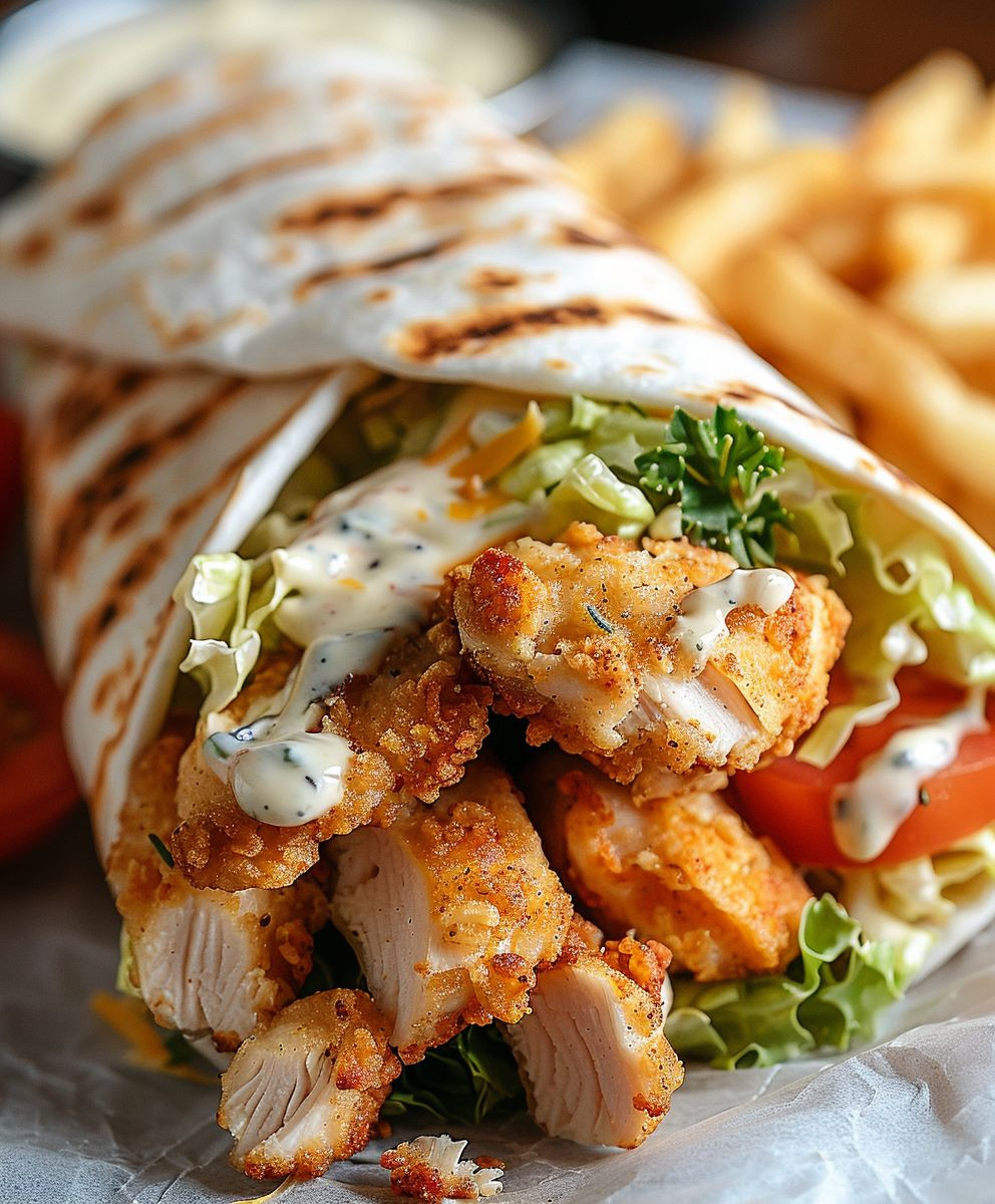 Chicken Ranch Snack Wrap