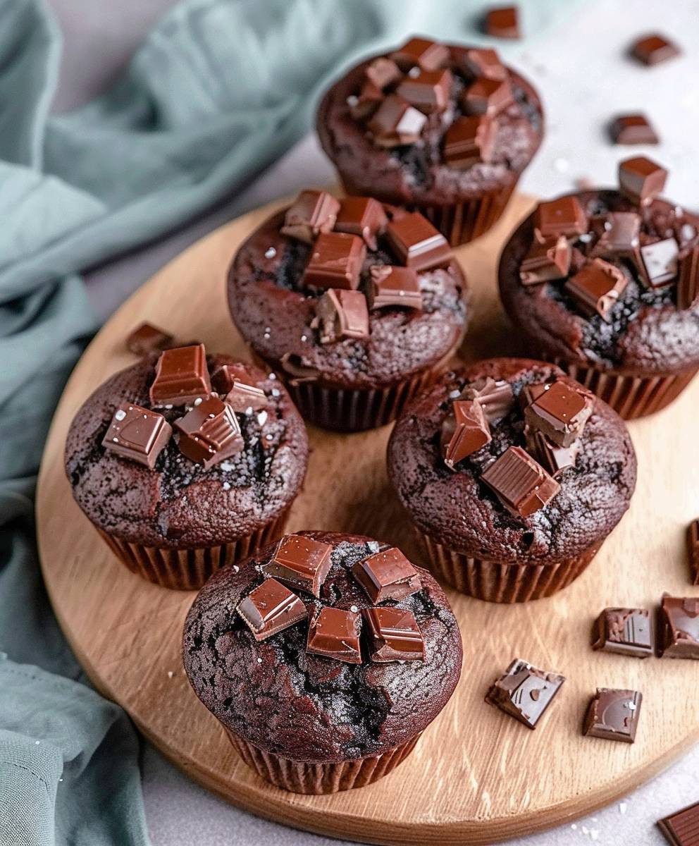 Saftige Schoko Muffins backen