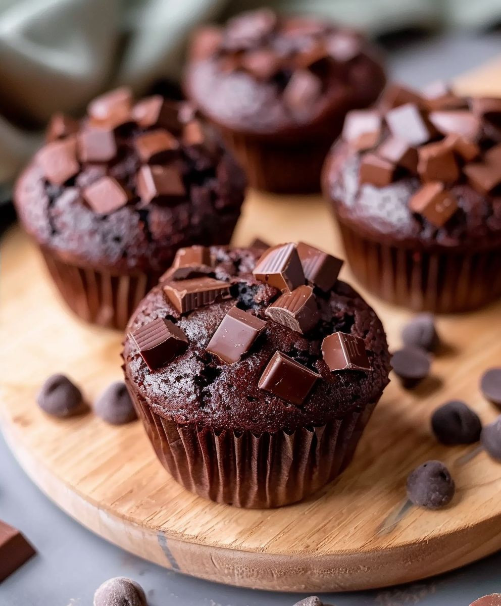 Saftige Schoko Muffins backen
