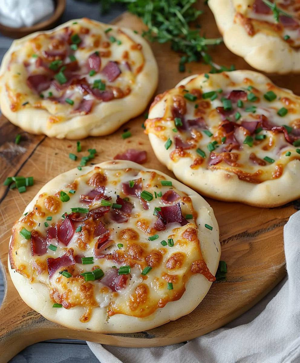 Flammkuchen Schnecken einfach backen