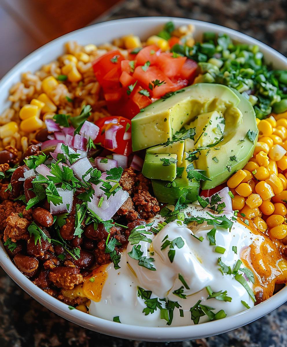 Taco Reis Bowl einfach