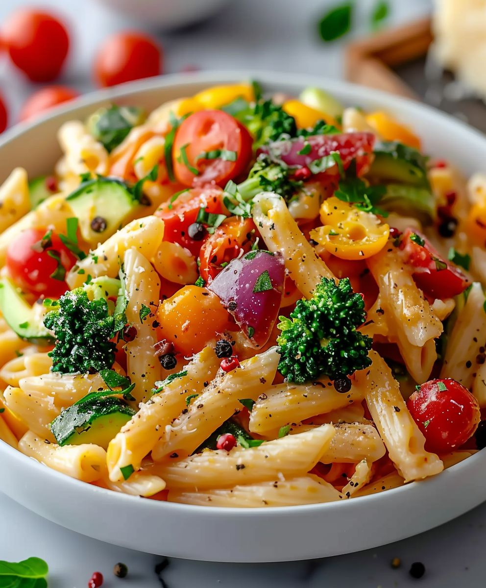 Vegetarische Pasta Primavera