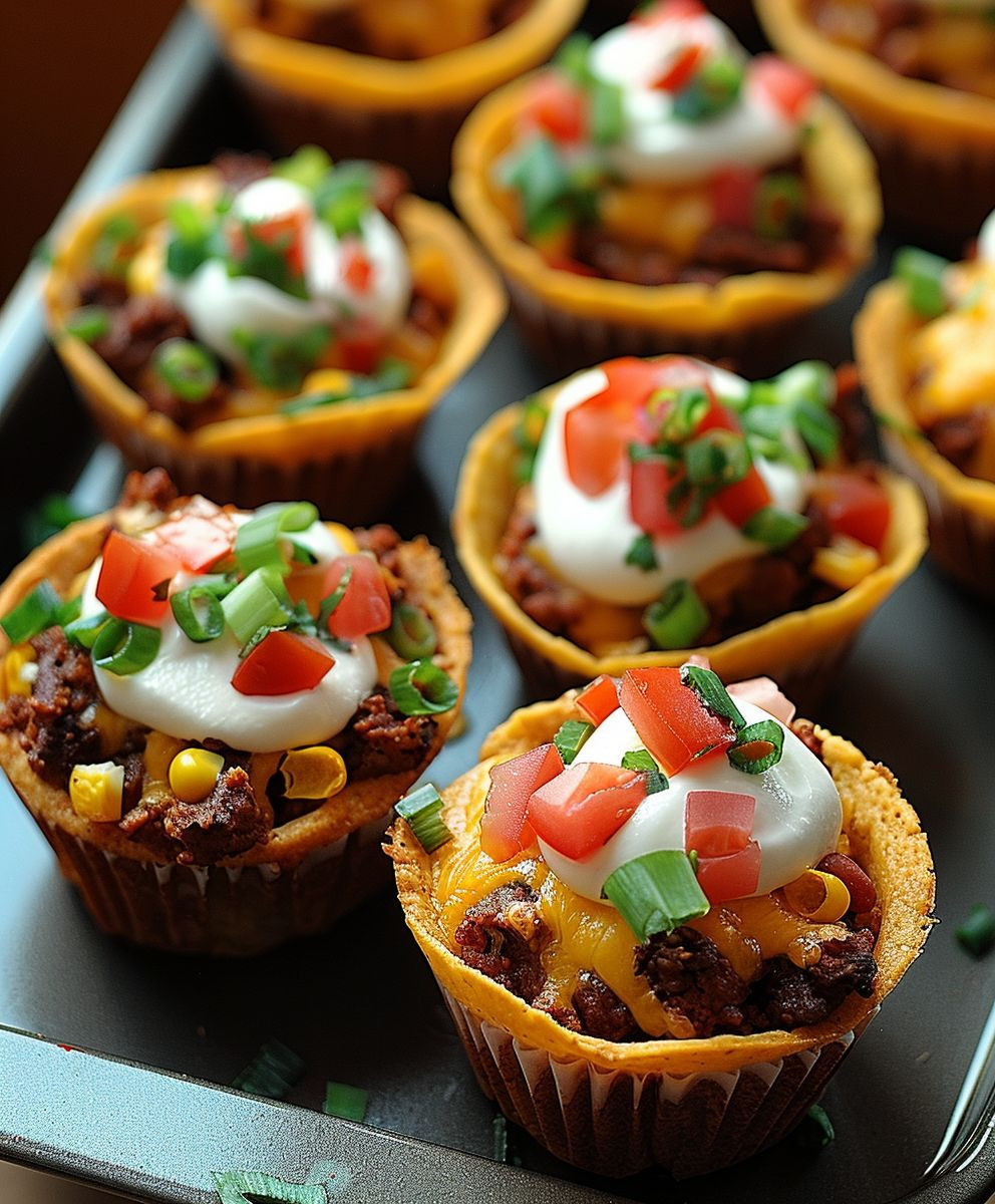 Taco Muffins herzhaft würzig