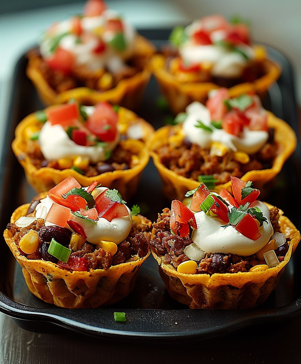 Taco Muffins herzhaft würzig