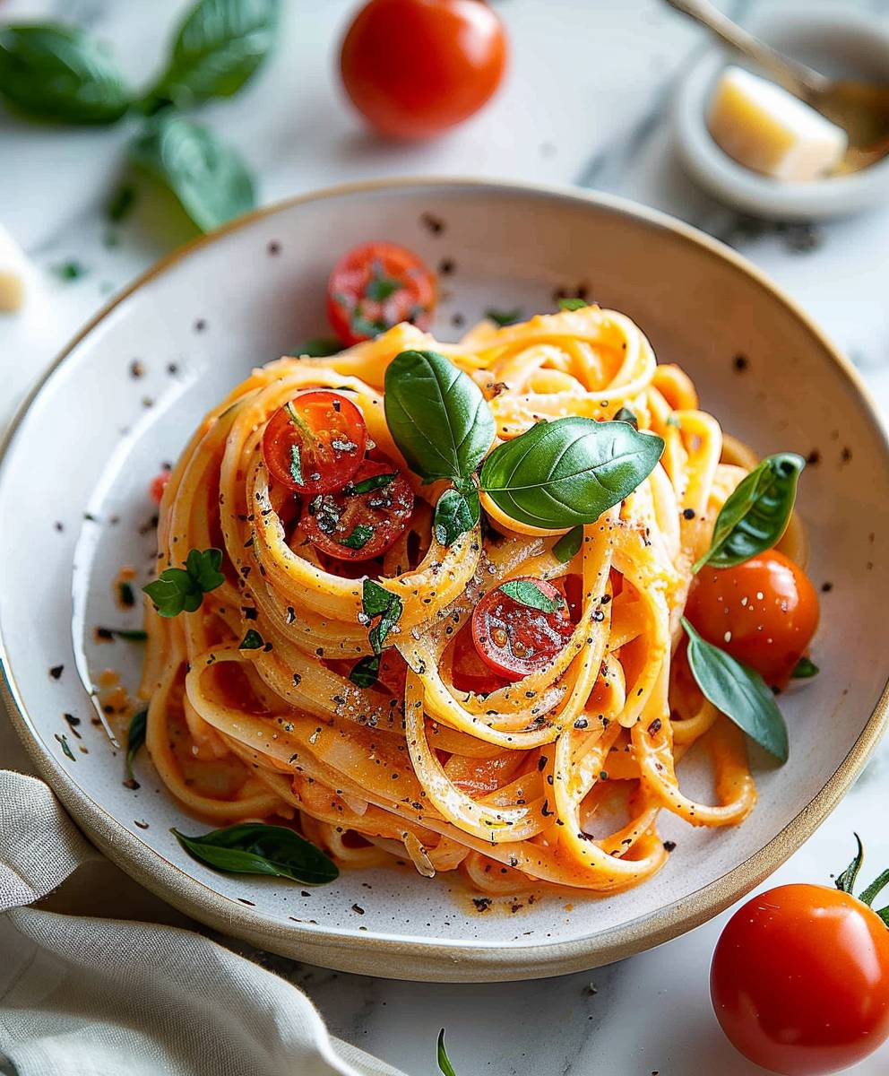 Cremige Tomaten Pasta