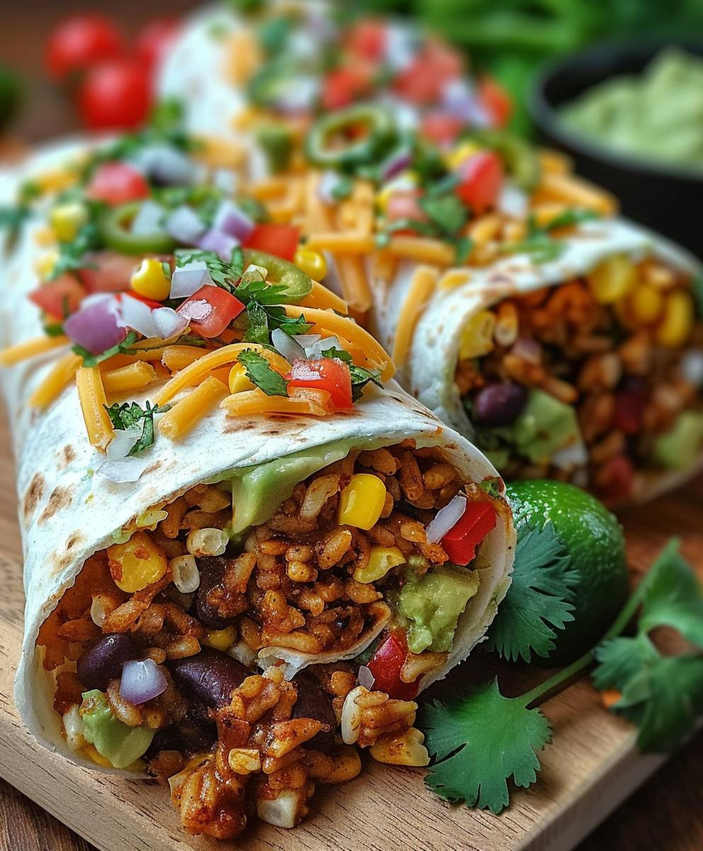 Vegane Burrito Wraps schnell