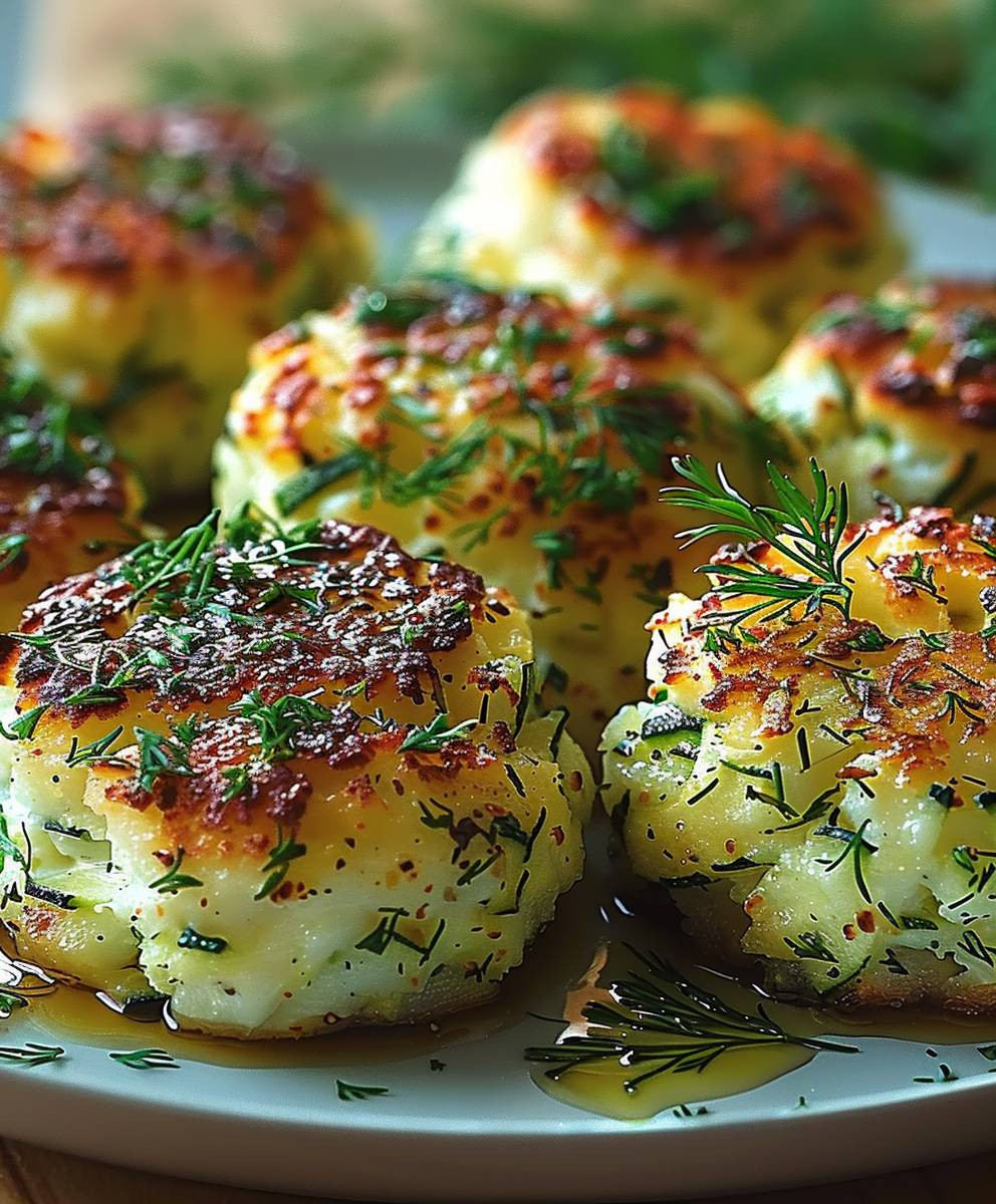 Zucchini Feta Bällchen