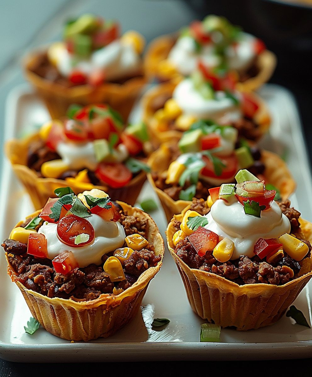 Taco Muffins herzhaft würzig