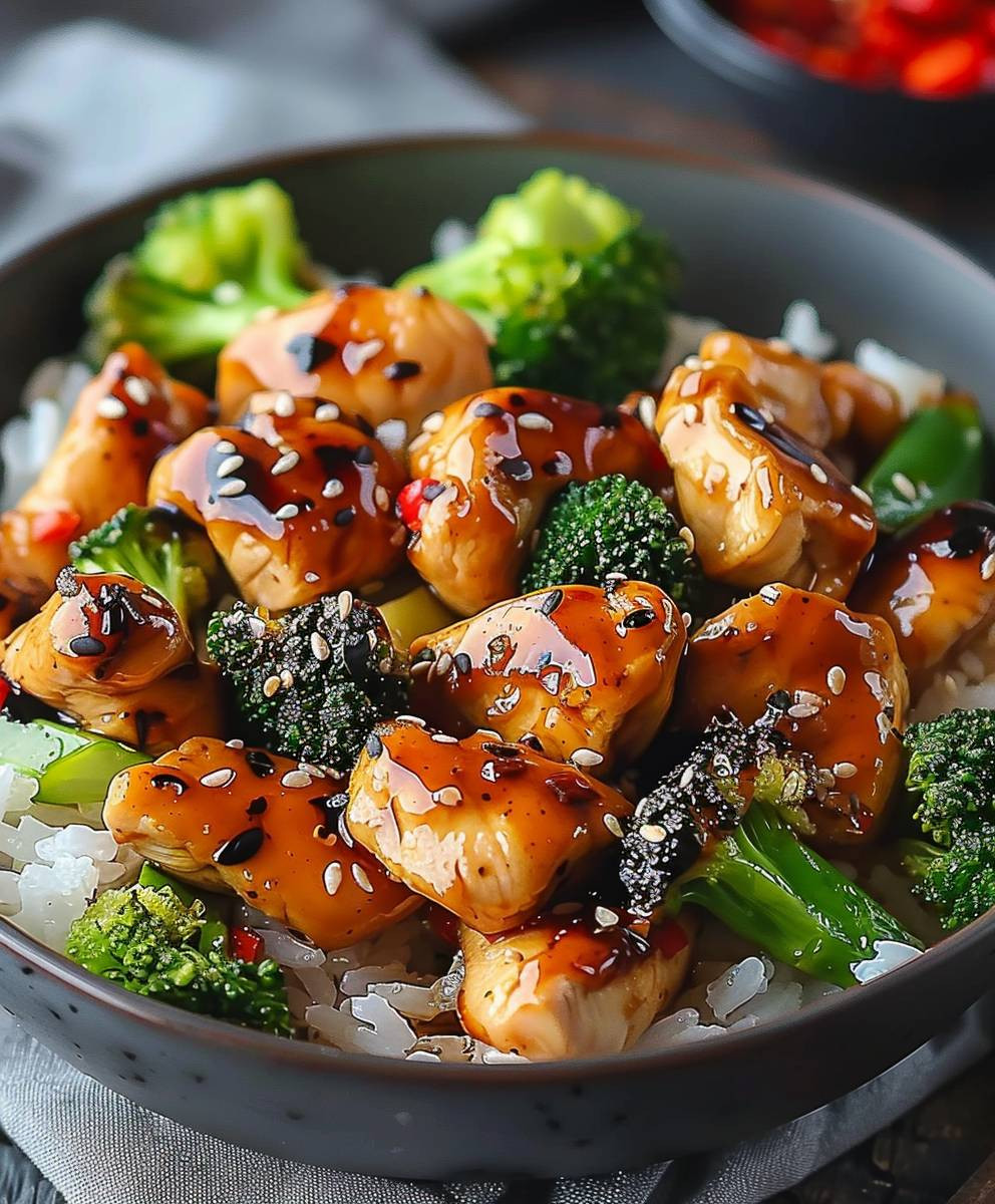 Chicken Teriyaki mit Brokkoli