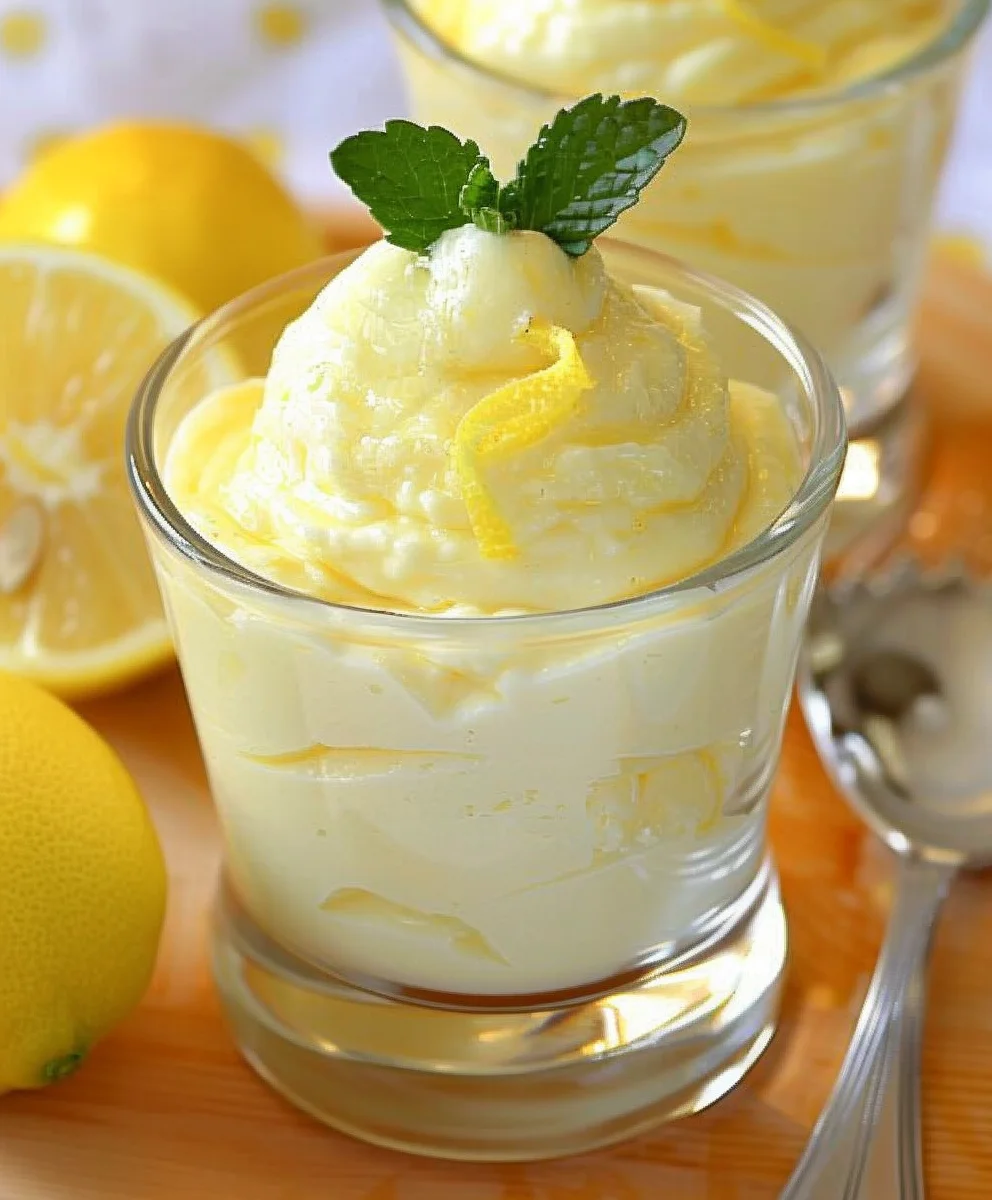 Frische Zitronenmousse: Luftig-leichtes Sommer-Dessert