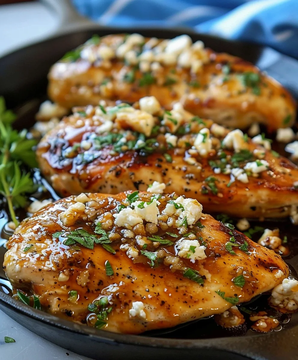 Hot Honey Feta Hähnchen: Dein süß-scharfes Ofenwunder!