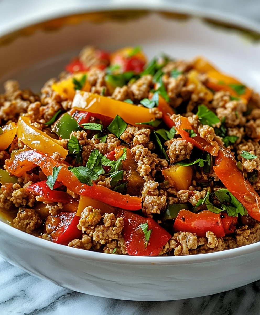 Putenhack und Paprika: Dein schnelles, gesundes Rezept