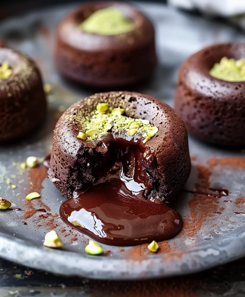 Pistazien Schoko Lava Kuchen: Dein süßer Traum wird wahr!