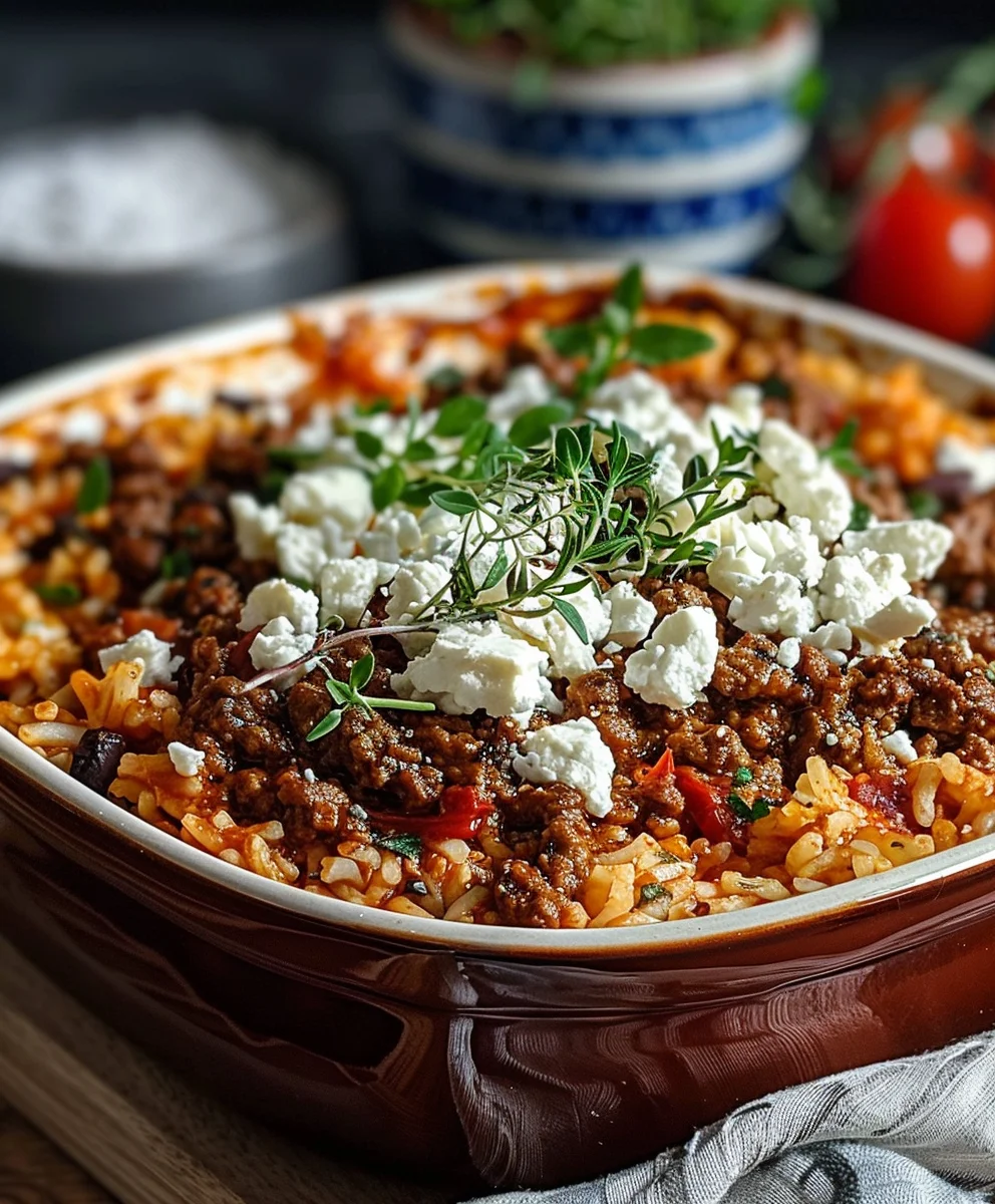 Griechischer Hackauflauf Kritharaki & Feta – Das Original