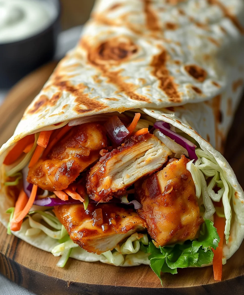 Knuspriger BBQ Chicken Wrap: Das ultimative Geschmackserlebnis