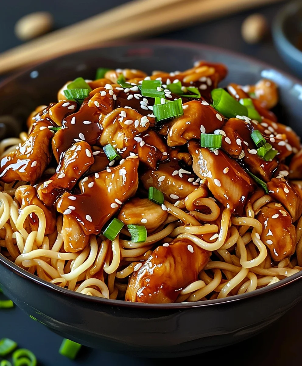Blitzschnelle Hähnchen Teriyaki Nudeln – Dein Lieblingsgericht!