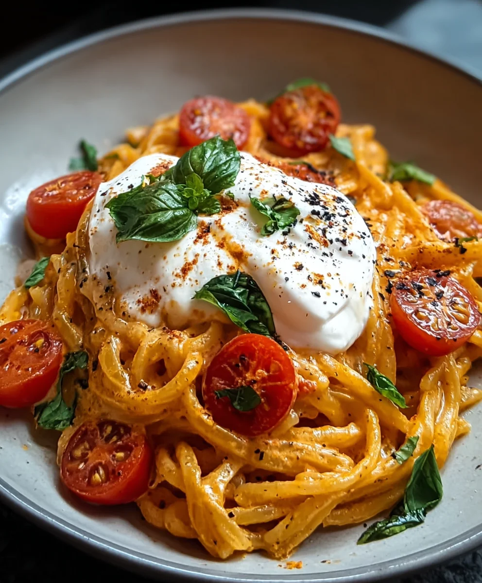 Creamy Tomato Burrata Pasta: Delicious & Easy Recipe!