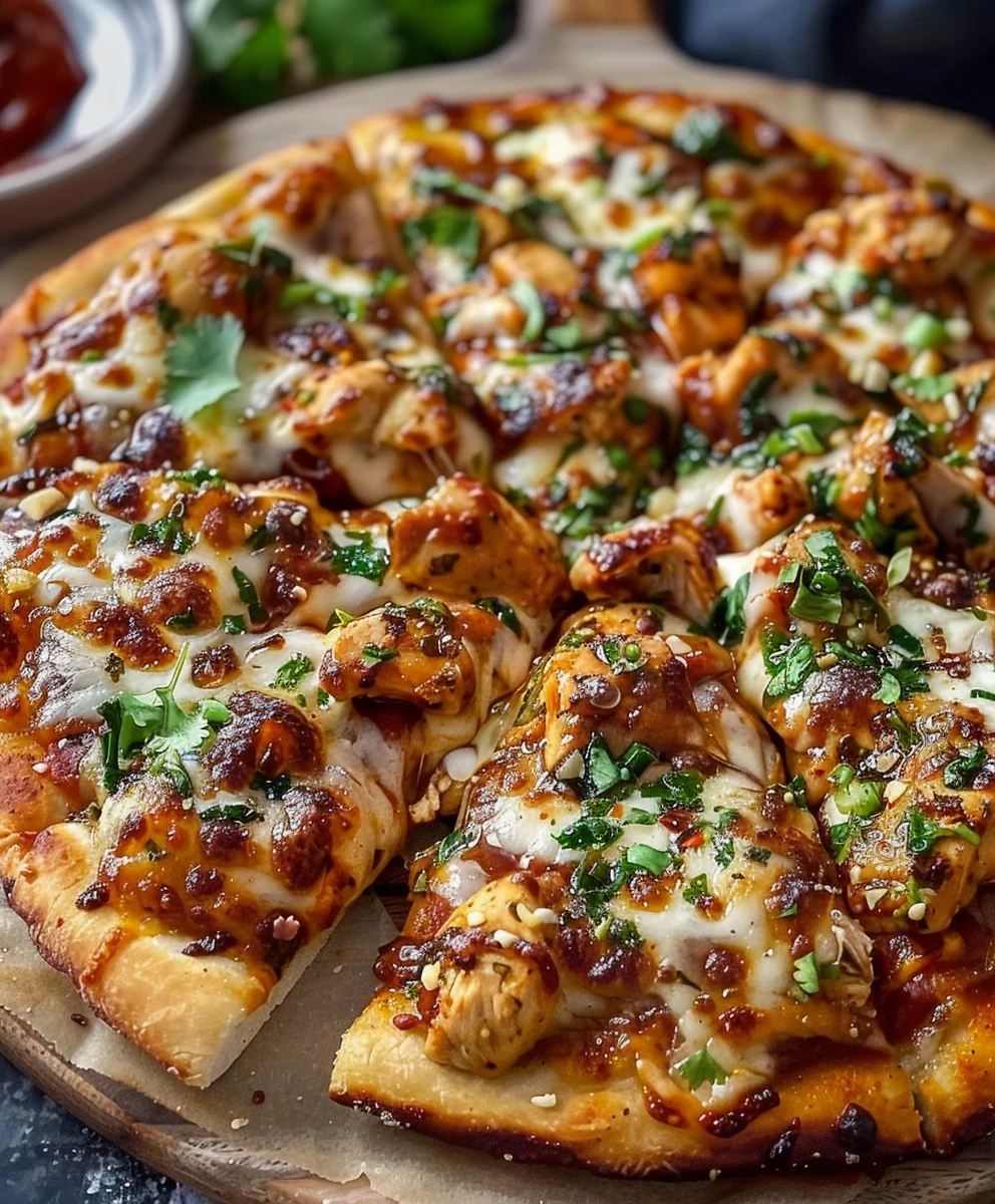 Chili Knoblauch Hähnchen Pizza: Die ultimative Geschmacksexplosion